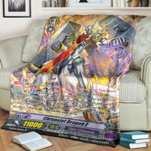 Game Vanguard Cards Chronojet Dragon Z Sp Custom Soft Blanket 1