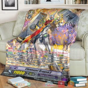 Game Vanguard Cards Chronojet Dragon Z Sp Custom Soft Blanket 3