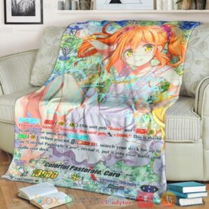 Game Vanguard Cards Colorful Pastorale Caro Rainbow Ssp Custom Soft Blanket 1