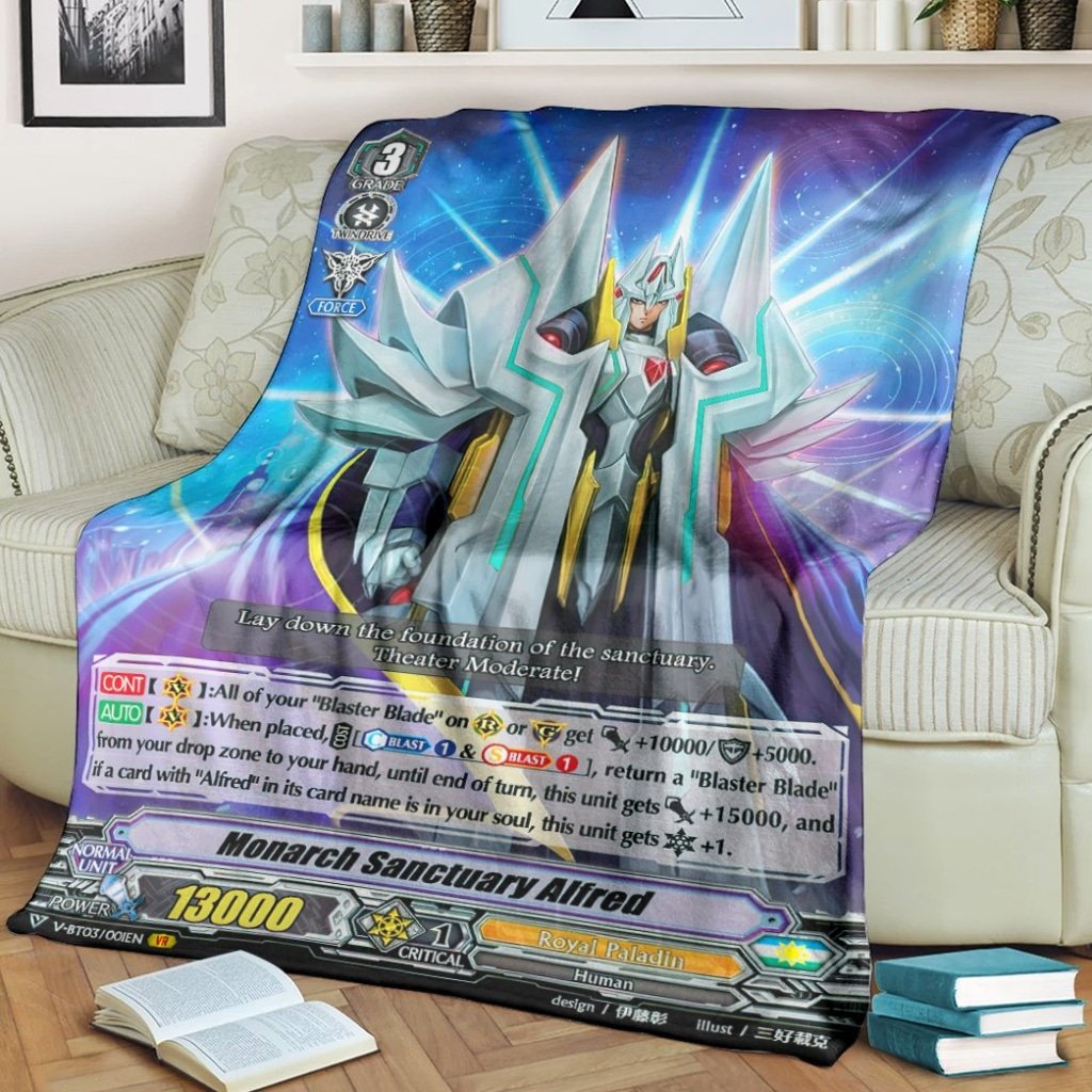 Game Vanguard Cards Monarch Sanctuary Alfred V Series Custom Soft Blanket 1 Game Vanguard Cards Monarch Sanctuary Alfred V Series Custom Soft Blanket 1