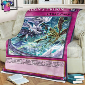 Game Yu Gi Oh Ice DragonS Prison Full Print Soft Blanket