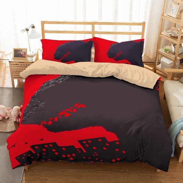 Godzilla Duvet Cover and Pillowcase Set Bedding Set Godzilla Duvet Cover and Pillowcase Set Bedding Set
