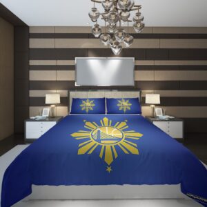 Golden State Warriors 2 NBA Basketball ize Duvet Cover and Pillowcase Set Bedding Set scaled 1