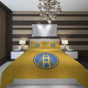 Golden State Warriors NBA Basketball ize Duvet Cover and Pillowcase Set Bedding Set scaled 1