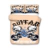 Guitar Skull Duvet Cover and Pillowcase Set Bedding Set scaled 1