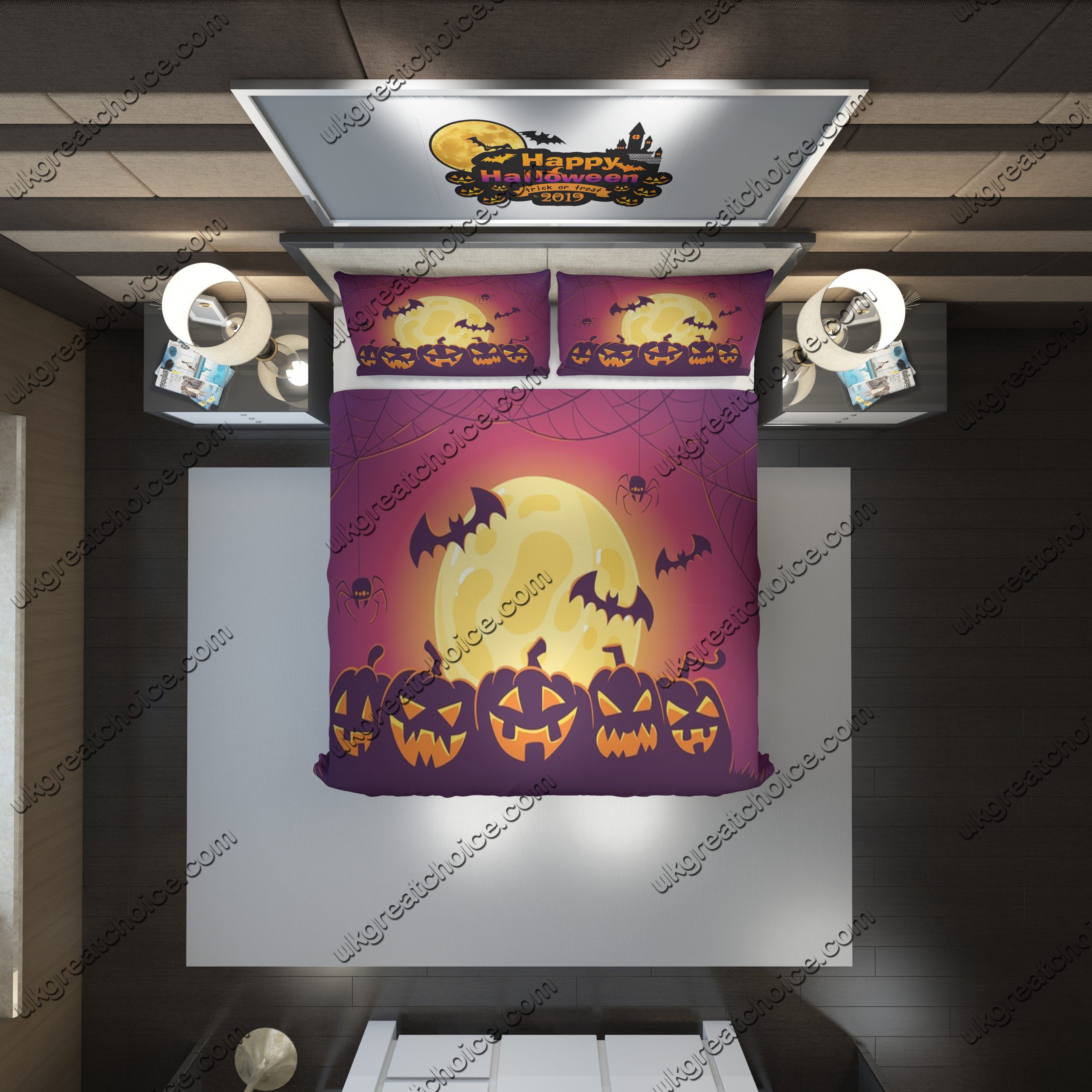 Halloween 41 Duvet Cover and Pillowcase Set Bedding Set scaled 1 Halloween 41 Duvet Cover and Pillowcase Set Bedding Set scaled 1