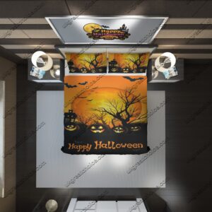 Halloween 43 Duvet Cover and Pillowcase Set Bedding Set scaled 1