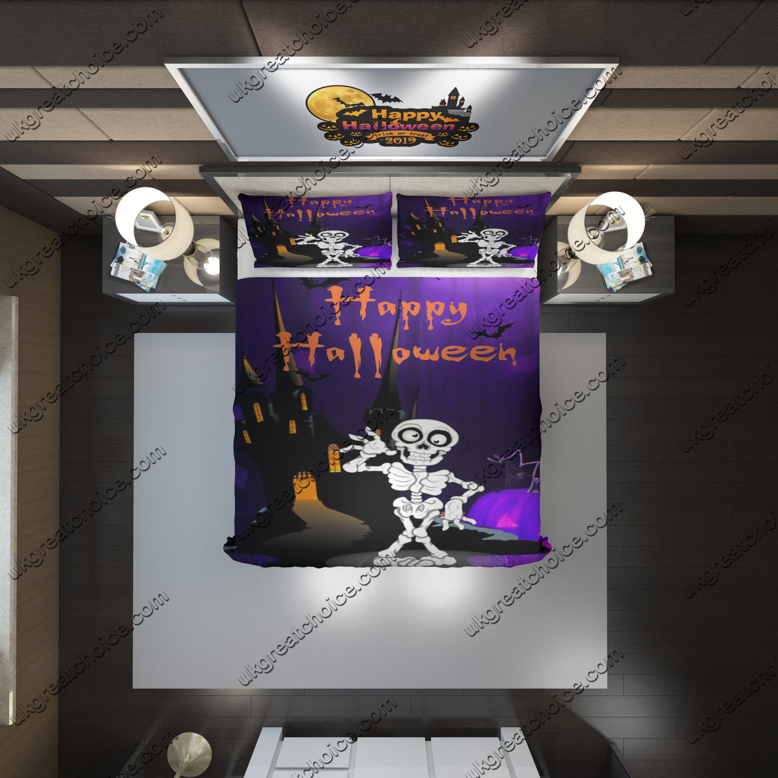 Halloween 45 Duvet Cover and Pillowcase Set Bedding Set scaled 1 Halloween 45 Duvet Cover and Pillowcase Set Bedding Set scaled 1