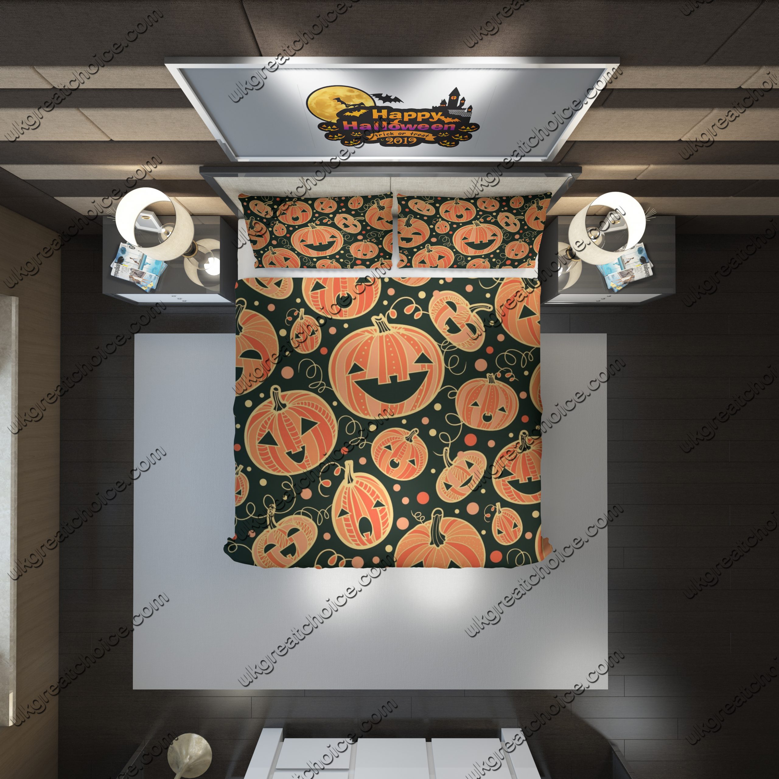Halloween 67 Duvet Cover and Pillowcase Set Bedding Set scaled 1 Halloween 67 Duvet Cover and Pillowcase Set Bedding Set scaled 1