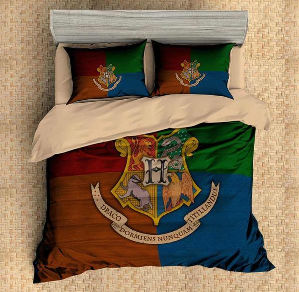 Harry Potter Duvet Cover and Pillowcase Set Bedding Set 458 Harry Potter Duvet Cover and Pillowcase Set Bedding Set 458