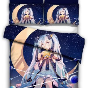 Hatsune Miku 1 Duvet Cover and Pillowcase Set Bedding Set scaled 1