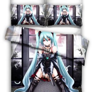 Hatsune Miku 10 Duvet Cover and Pillowcase Set Bedding Set scaled 1