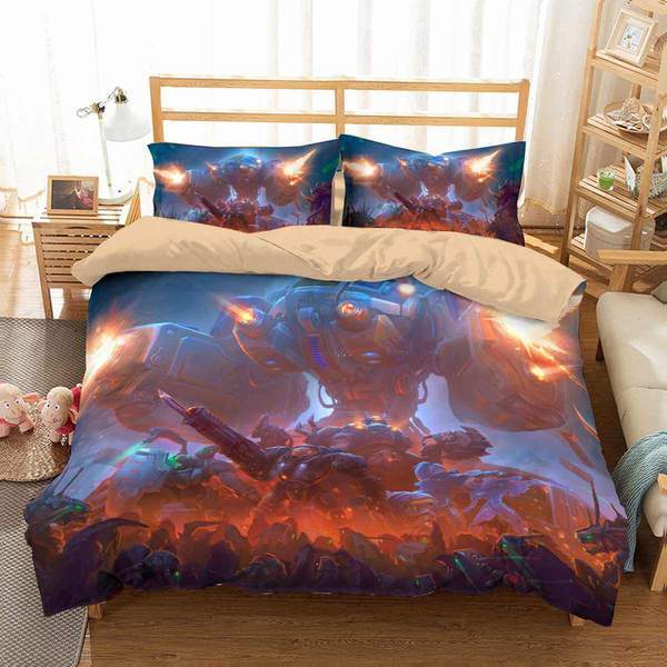 Heroes Of The Storm Duvet Cover and Pillowcase Set Bedding Set Heroes Of The Storm Duvet Cover and Pillowcase Set Bedding Set