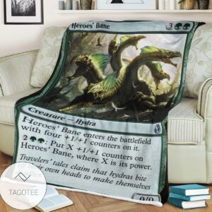 HeroesS Bane Custom Soft Blanket Game Mtg Magic The Gathering Blanket