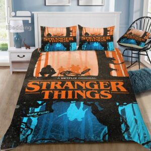 Hot Horror Movie Stranger Things 222 Duvet Cover and Pillowcase Set Bedding Set