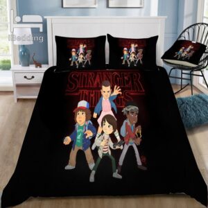 Hot Horror Movie Stranger Things 226 Duvet Cover and Pillowcase Set Bedding Set