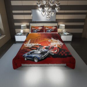 Hot Wheels 20 Duvet Cover and Pillowcase Set Bedding Set scaled 1