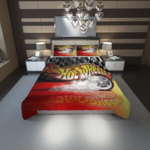 Hot Wheels 21 Duvet Cover and Pillowcase Set Bedding Set scaled 1