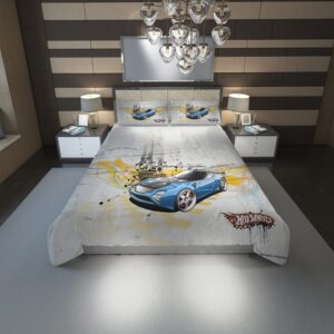 Hot Wheels 22 Duvet Cover and Pillowcase Set Bedding Set scaled 1