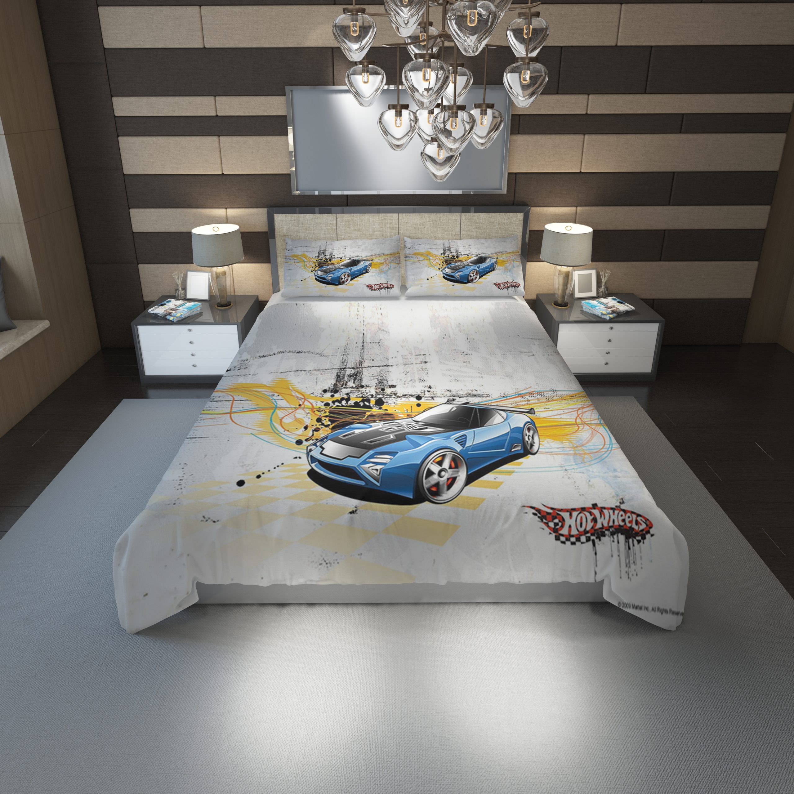 Hot Wheels 22 Duvet Cover and Pillowcase Set Bedding Set scaled 1 Hot Wheels 22 Duvet Cover and Pillowcase Set Bedding Set scaled 1