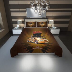 Hot Wheels 23 Duvet Cover and Pillowcase Set Bedding Set scaled 1
