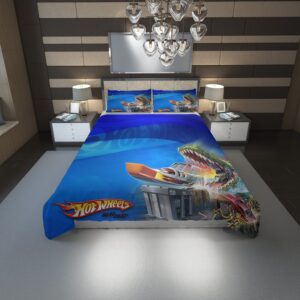 Hot Wheels 25 Duvet Cover and Pillowcase Set Bedding Set scaled 1