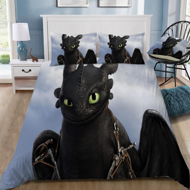 How To Train Your Dragon 3 Duvet Cover and Pillowcase Set Bedding Set 335 How To Train Your Dragon 3 Duvet Cover and Pillowcase Set Bedding Set 335
