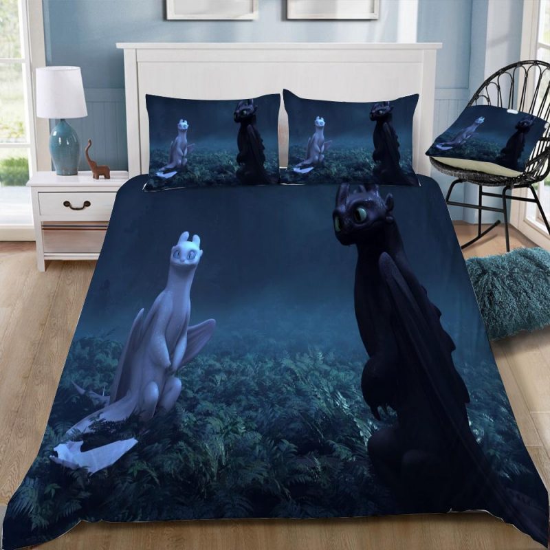 How To Train Your Dragon 3 The Hiden World 2 Duvet Cover and Pillowcase Set Bedding Set How To Train Your Dragon 3 The Hiden World 2 Duvet Cover and Pillowcase Set Bedding Set