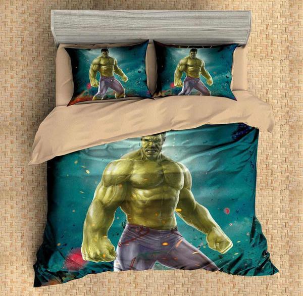 Hulk 3 Duvet Cover and Pillowcase Set Bedding Set Hulk 3 Duvet Cover and Pillowcase Set Bedding Set