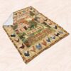 I Might Look Like Im Listening To You But In My Head Im Thinking About Getting More Chickens Quilt Blanket 5