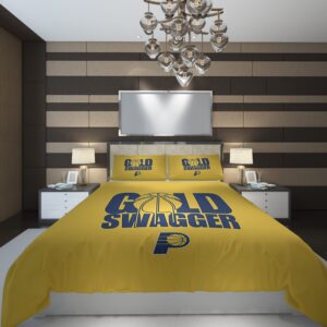 Indiana Pacers 22 NBA Basketball ize Duvet Cover and Pillowcase Set Bedding Set scaled 1