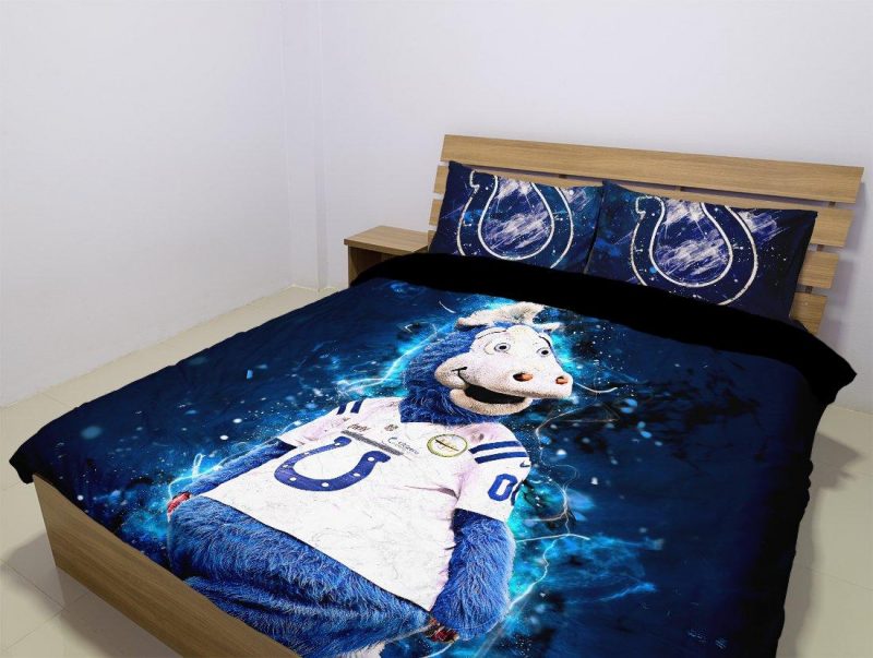 Indianapolis Colts Duvet Cover and Pillowcase Set Bedding Set Indianapolis Colts Duvet Cover and Pillowcase Set Bedding Set
