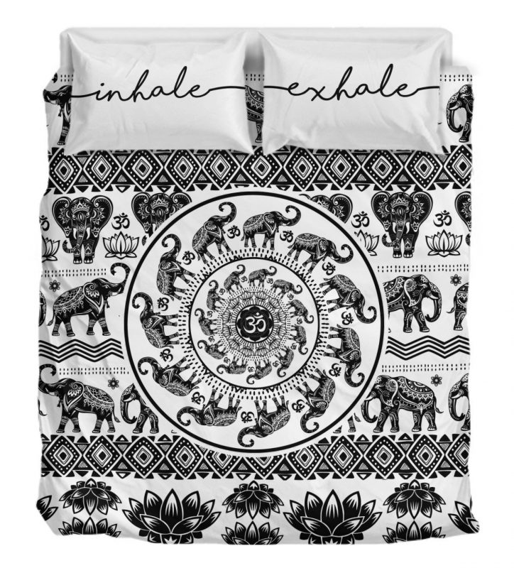 Inhale Exhale Duver Duvet Cover and Pillowcase Set Bedding Set 880 Inhale Exhale Duver Duvet Cover and Pillowcase Set Bedding Set 880
