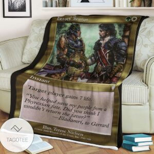 Inv 250 Heroes Reunion Game Mtg Magic The Gathering Blanket