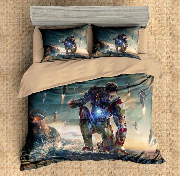 Iron Man 2 Duvet Cover and Pillowcase Set Bedding Set Iron Man 2 Duvet Cover and Pillowcase Set Bedding Set