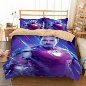 Iron Man Duvet Cover and Pillowcase Set Bedding Set 781