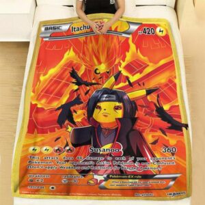 Itachi Pikachu Itachu Soft Blanket