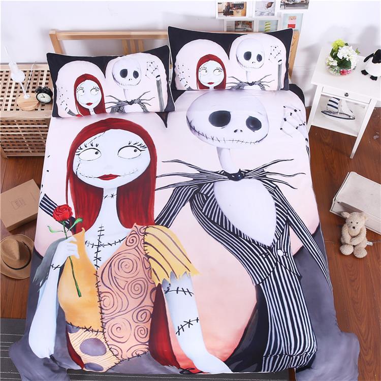 Jack And Sally Duvet Cover and Pillowcase Set Bedding Set Jack And Sally Duvet Cover and Pillowcase Set Bedding Set