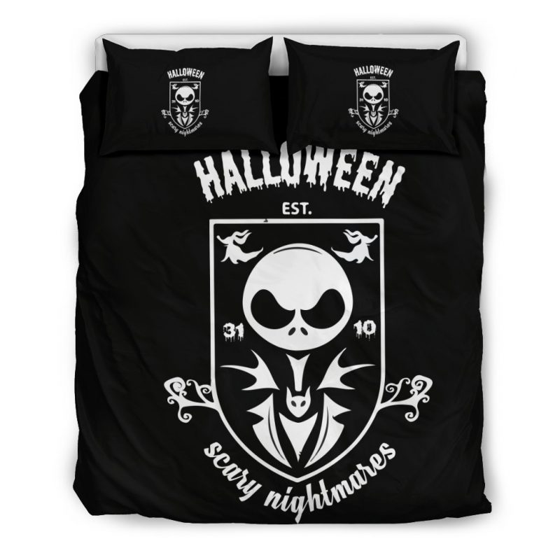 Jack Skellington Halloween 2233 Duvet Cover and Pillowcase Set Bedding Set Jack Skellington Halloween 2233 Duvet Cover and Pillowcase Set Bedding Set