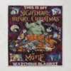 Jack Skellington Sally Oogie Boogie This Is My Nightmare Before Christmas Movie Watching Blanket Quilt 5