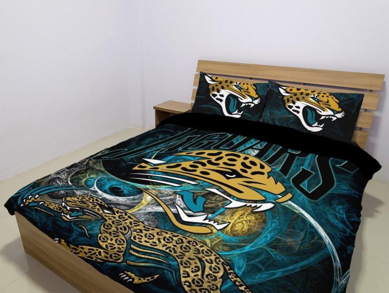 Jacksonville Jaguars Duvet Cover and Pillowcase Set Bedding Set Jacksonville Jaguars Duvet Cover and Pillowcase Set Bedding Set