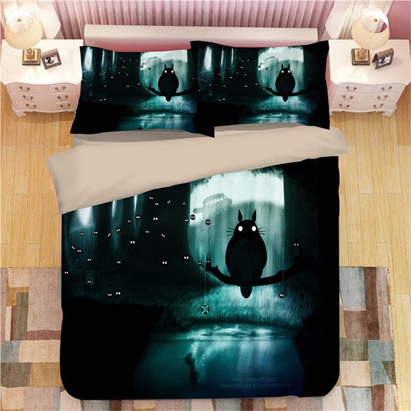Japan Totoro 234 Duvet Cover and Pillowcase Set Bedding Set Japan Totoro 234 Duvet Cover and Pillowcase Set Bedding Set