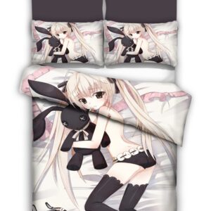 Japanese Cartoon Girl 1 Duvet Cover and Pillowcase Set Bedding Set scaled 1