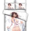 Japanese Cartoon Girl 3 Duvet Cover and Pillowcase Set Bedding Set scaled 1