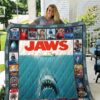 Jaws Shark Movie Quilt Blanket 1