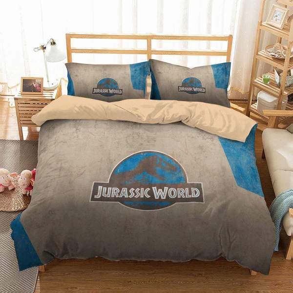 Jurassic World 3 Duvet Cover and Pillowcase Set Bedding Set Jurassic World 3 Duvet Cover and Pillowcase Set Bedding Set