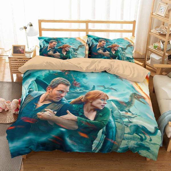 Jurassic World 6 Duvet Cover and Pillowcase Set Bedding Set Jurassic World 6 Duvet Cover and Pillowcase Set Bedding Set
