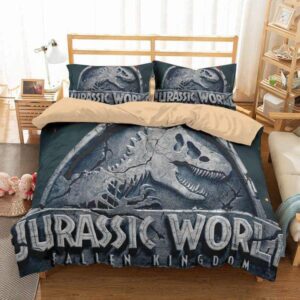 Jurassic World Duvet Cover and Pillowcase Set Bedding Set