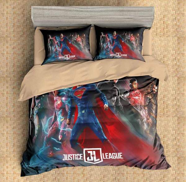 Justice League 5 Duvet Cover and Pillowcase Set Bedding Set Justice League 5 Duvet Cover and Pillowcase Set Bedding Set
