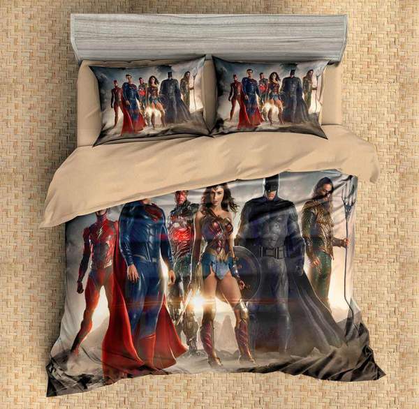 Justice League Duvet Cover and Pillowcase Set Bedding Set Justice League Duvet Cover and Pillowcase Set Bedding Set